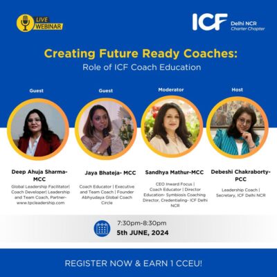Creating Future Ready Coaches_ ICF_Delhi Open Event_Leadership