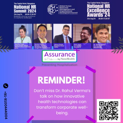 Only 2 days left! Don’t miss Dr. Rahul Verma’s talk on how innovative health technologies can transform corporate well-being. (2)