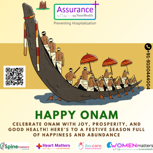 Celebrate Onam with joy, prosperity, and good health! Here’s to a festive season full of happiness and abundance