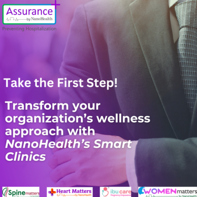 Transform your organization’s wellness approach with NanoHealth’s Smart Clinics and comprehensive programs. (1)