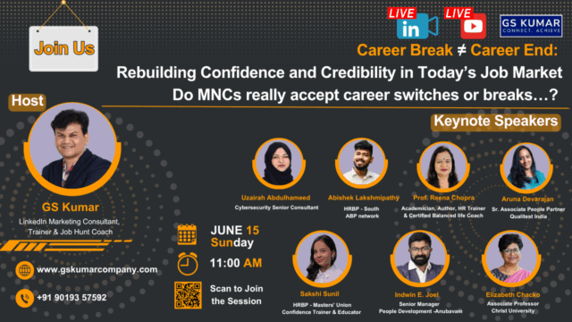 how to add career break on linkedin