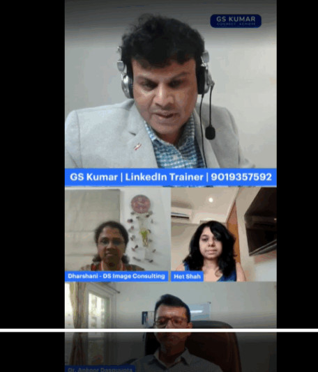 gs kumar linkedin live