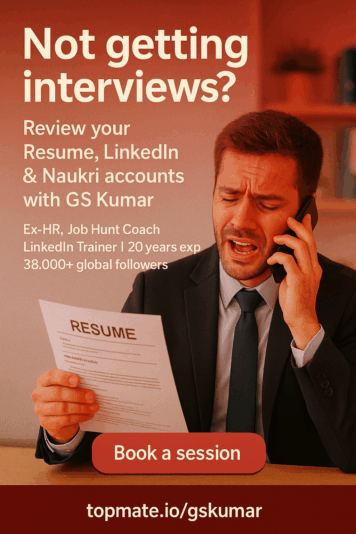 GS KUMAR JOB COUNSELLING