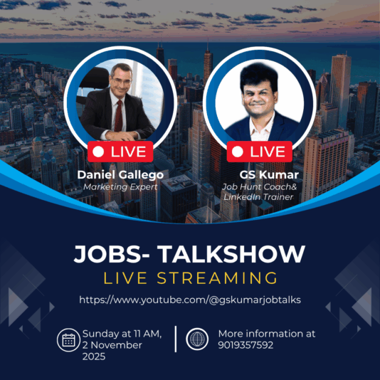 Dark Blue White Modern Business Talkshow LinkedIn Post