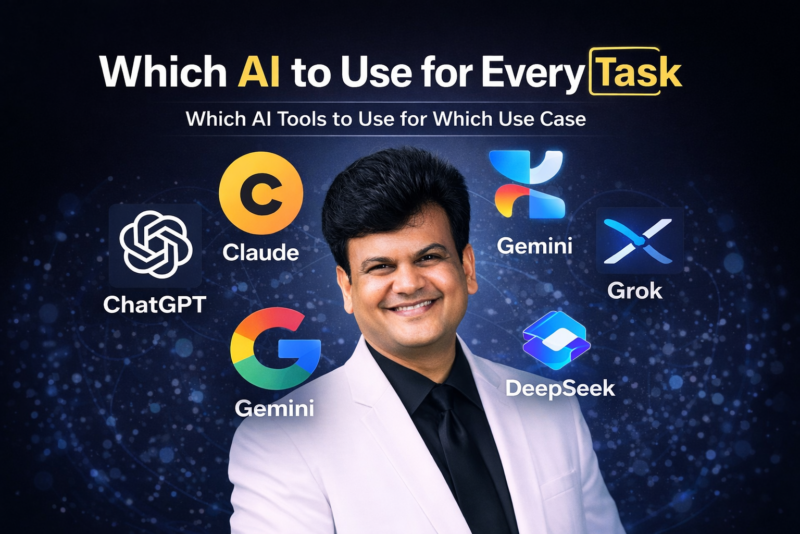 Which AI I must use chatgpt - claude -grok gemini