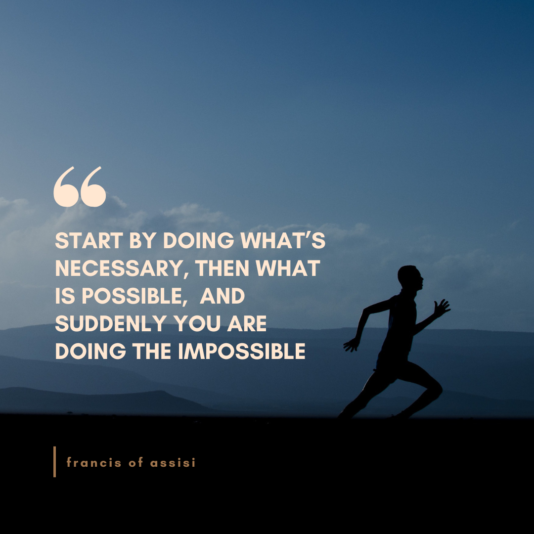 Start by doing what’s