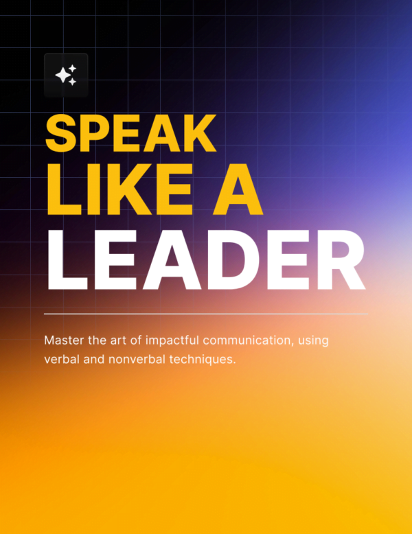 Speak Like a Leader