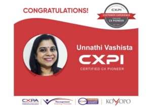 Unnathi Vashista: A Certified CX Pioneer Shaping the Future of Customer Experience